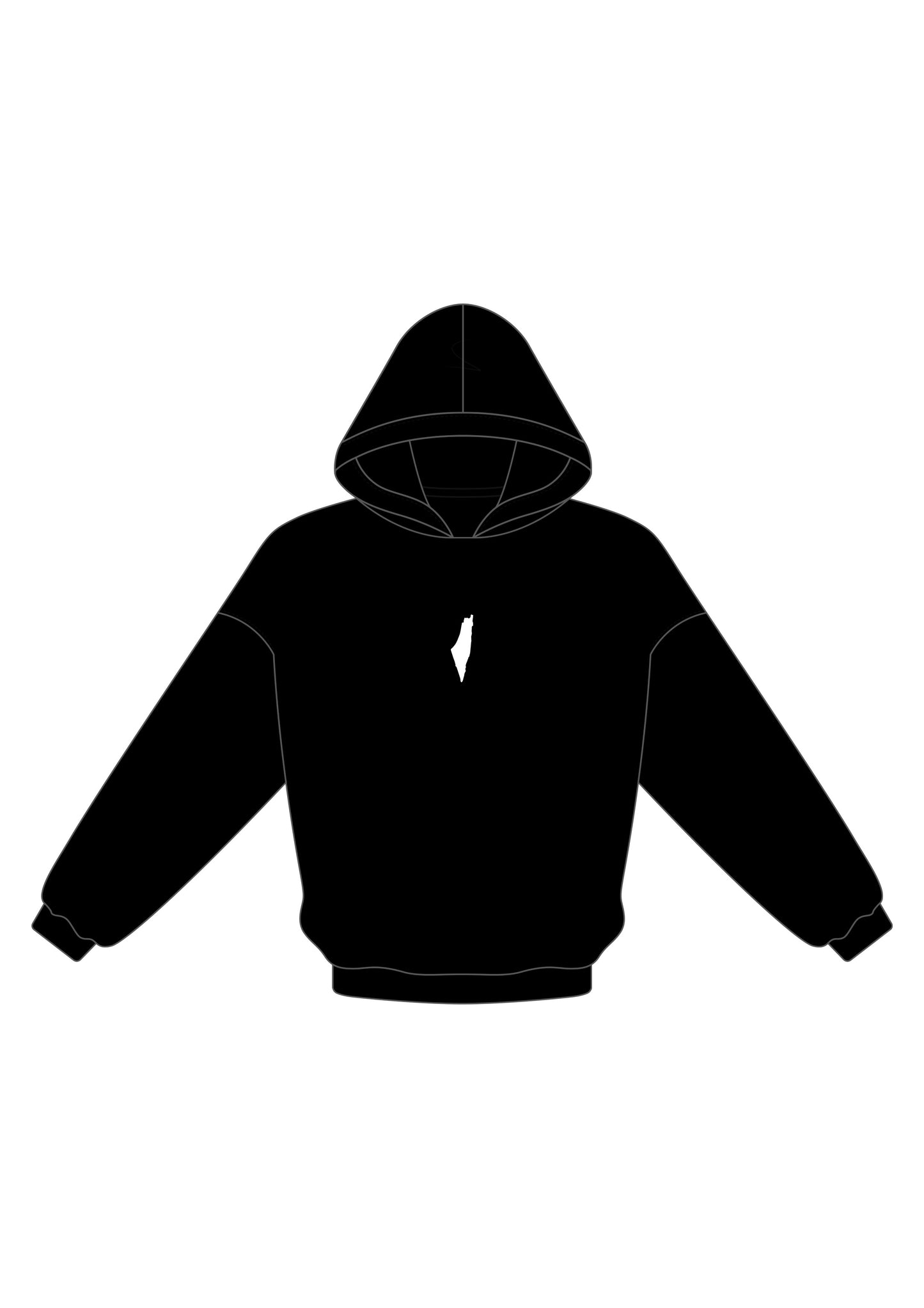 All Palestinian cities hoodie black