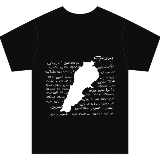 All Lebanese cities T shirt