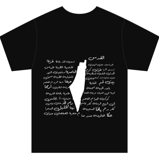 All Palestinian cities T shirt