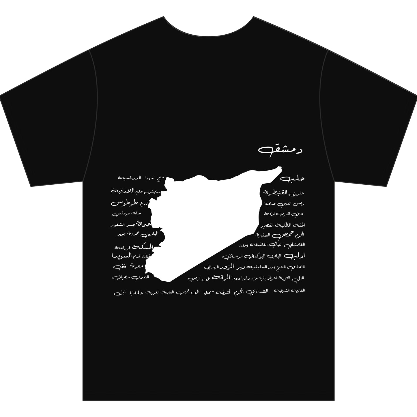 All Syrian cities T shirt