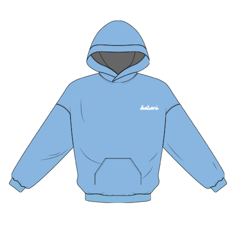 Watani baby blue hoodie