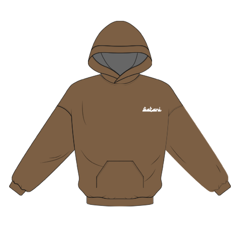 Watani brown hoodie